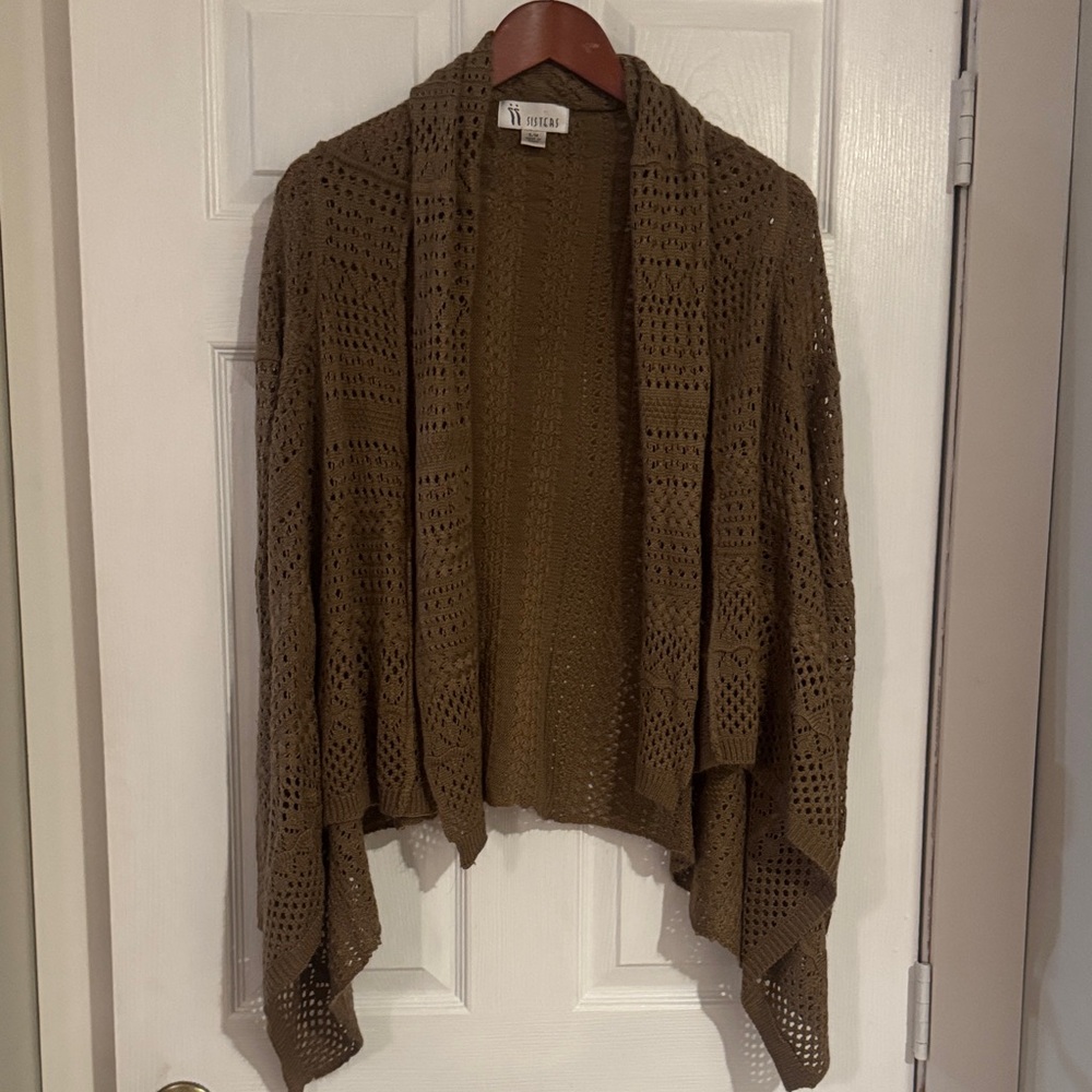 2 Sisters Women's Brown Knit Sweater